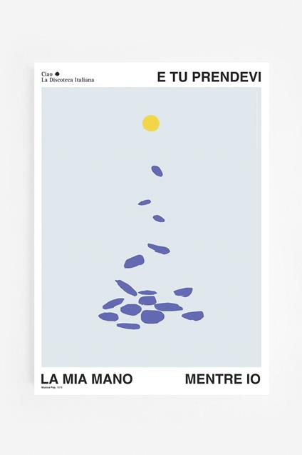 Poster. Sfiorivano le Viole, Rino Gaetano  - 50 x 70 cm