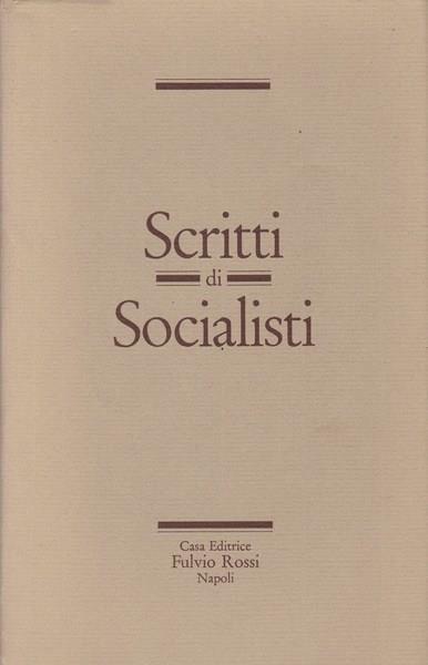 Scritti di socialisti - copertina