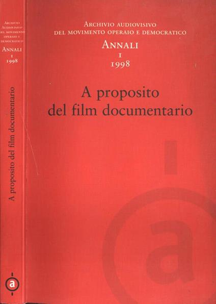 A proposito del film documentario - copertina