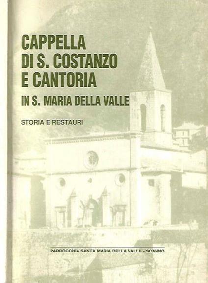 Cappella di S. Costanzo e Cantoria in S. Maria Della Valle - copertina
