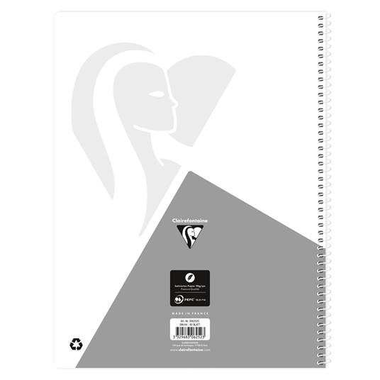 Mimesys College Block A4 160 pagine a quadretti colori assortiti - 7