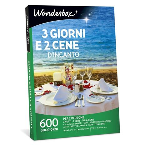 Cofanetto 3 Giorni E 2 Cene D'incanto. Wonderbox