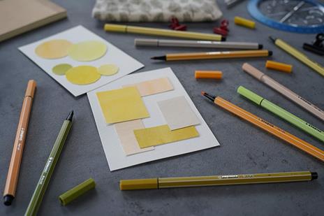 Creative Set STABILO ARTY STABILO point 88 & Pen 68 Astuccio da 36 Colori 17 fineliner point 88, 19 pennarelli Pen 68 - 6
