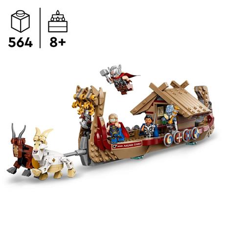 LEGO Marvel Avengers Drakkar di Thor - 5