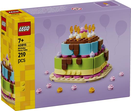 LEGO (40815). Torta della festa di compleanno - 4