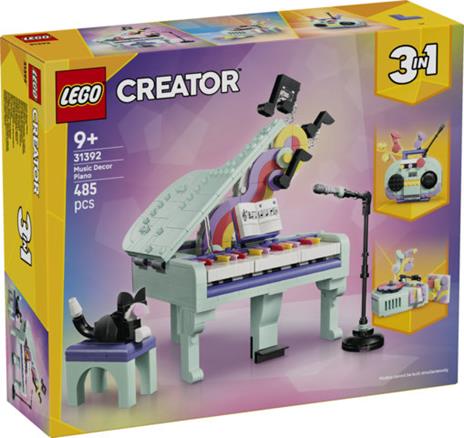 LEGO Creator (31392). Pianoforte decorativo con gatto - 7