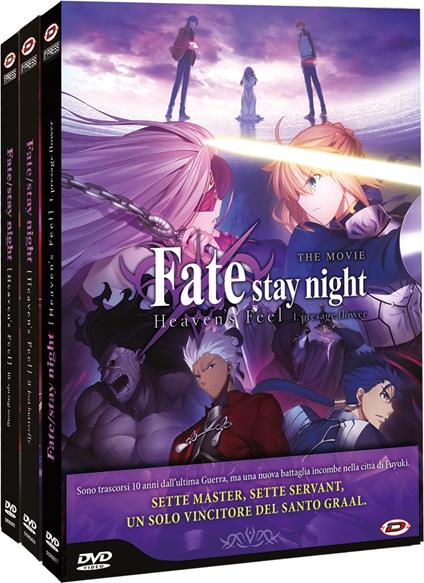 Fate/Stay Night - Bundle Heaven'S Feel 1-2-3 (3 Dvd, First Press) - DVD