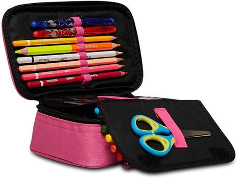 Astuccio rettangolare con zip Quick Case Seven Freethink Unisex - Fucsia 23,5 x 11 x 6 cm - 2