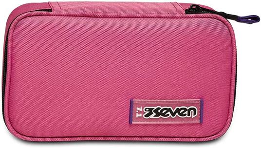 Astuccio rettangolare con zip Quick Case Seven Freethink Unisex - Fucsia 23,5 x 11 x 6 cm - 6