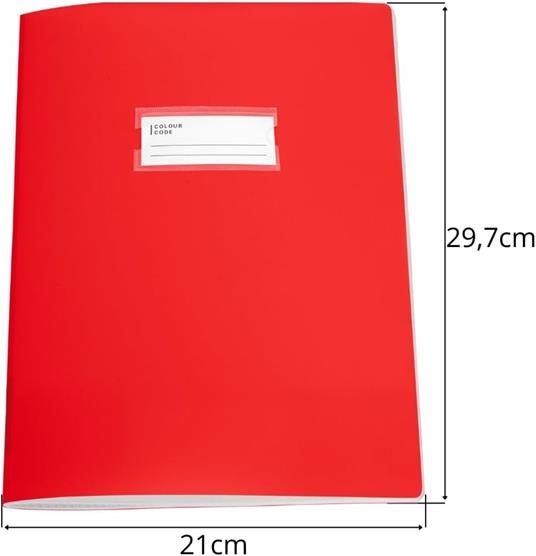 Quaderno A4 Maxi 96/100 CoverPro rigo 1R (righe medie e superiori) - 6