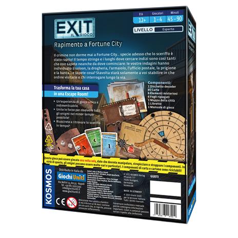 EXIT - Rapimento a Fortune City. Escape Room - Livello Esperto - 4