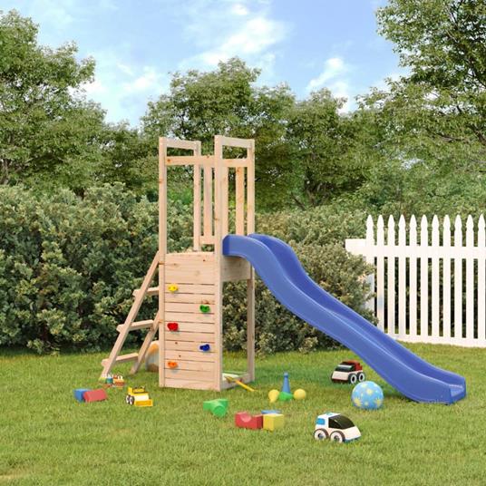 vidaXL Set da Gioco da Esterno in Legno Massello di Pino