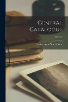 Libro in inglese General Catalogue; 1913/14 
