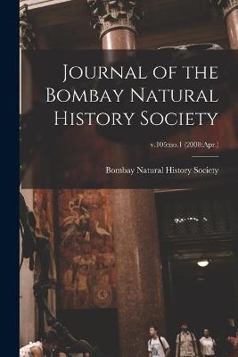Journal of the Bombay Natural History Society; v.105: no.1 (2008: Apr.) - cover