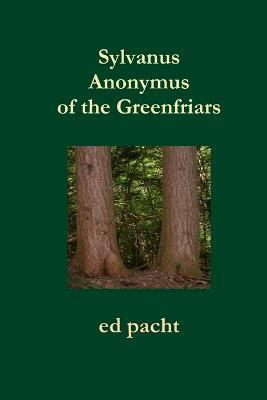 Sylvanus Anonymus - ed pacht - cover