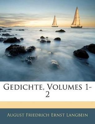 Gedichte, Erster Theil - August Friedrich Ernst Langbein - cover