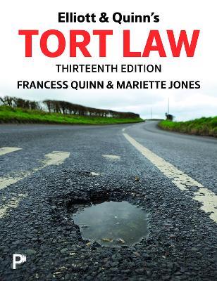 Elliott & Quinn's Tort Law - Catherine Elliott,Frances Quinn,Mariette Jones - cover