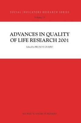 Advances in Quality of Life Research 2001 - cover