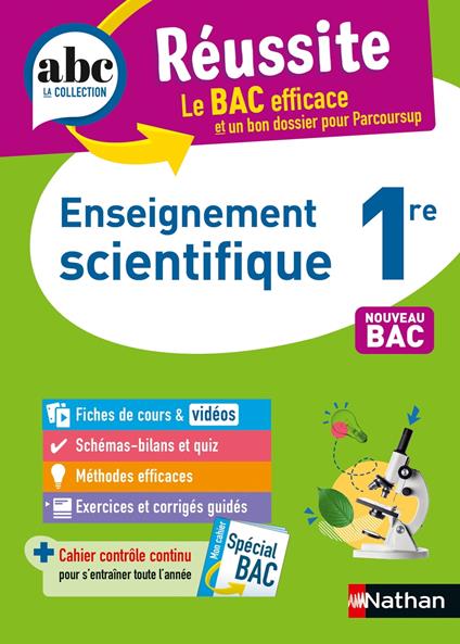 Enseignement scientifique 1re - ABC Réussite - Bac 2026 - Programme de première 2026-2027 - Enseignement commun - Cours, Méthode, Sujets et Corrigés guidés - EPUB
