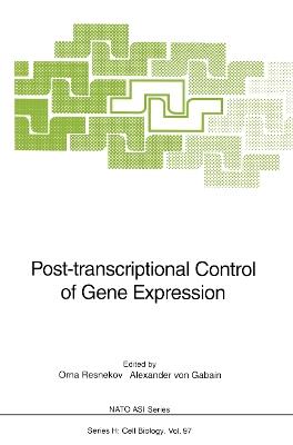 Post-transcriptional Control of Gene Expression - cover