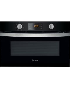 Indesit MWI 4343 BL - Forno Microonde da Incasso Estetica Glass Nero