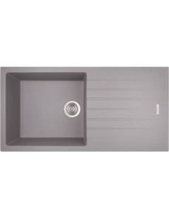 Apell PTPL1001AL Pietra Plus Lavello 1 vasca + gocciolatoio reversibile cm. 100x50 - granito alluminio