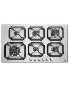 Lofra HLS9S0 Piano Cottura cm. 90 Acciaio Semifilo 5 Fuochi + 1 Tripla Corona Gas Stop