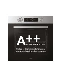 Candy CA6 N3B3YTX1 Forno Elettrico Ventilato Multifunzione con Grill Wi-Fi Bluetooth 78 Litri 60 cm Classe A++ colore Acciaio Inox