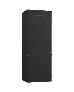 Smeg FA8005LAO Coloniale Frigorifero con congelatore a libera installazione cm 70 h 196 - lt. 461 - Colore antracite