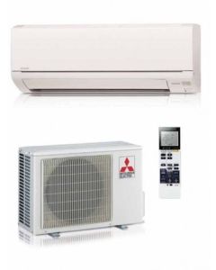 MITSUBISHI Climatizzatore 18000 Btu /h Inverter Monosplit Condizionatore con Pompa di Calore Classe A++/A+ Deumidificatore (Unità Interna + Unità Esterna) - MSZ-HR Serie Smart