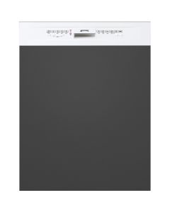 Smeg PL65222BIN Lavastoviglie da incasso con frontalino a Vista Classe A++, 13 coperti, parzialmente integrata