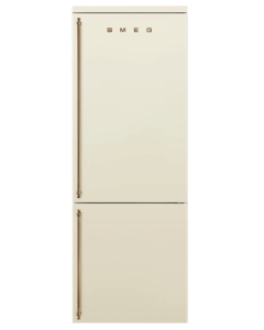Smeg FA8005RPO Coloniale Frigorifero con congelatore a libera installazione cm 70 h 196 - lt. 461 - Colore panna