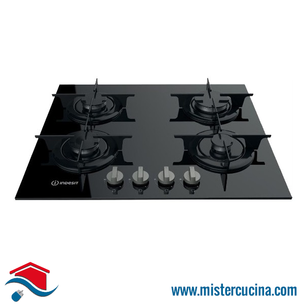 Elettrodomestici on line: piano cottura vetro nero indesit vendita elettrodomestici on line